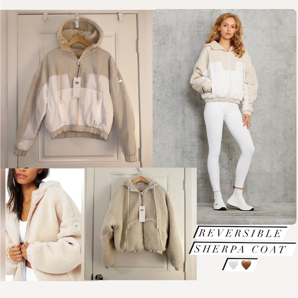 ALO Yoga Jackets & Blazers - Alo Yoga Duality Sherpa Jacket XS 🤍 SOLD OUT | Reversible Iconic Alo Jacket